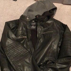 Leather rock and republic jacket